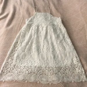 Gorgeous, white lace summer dress